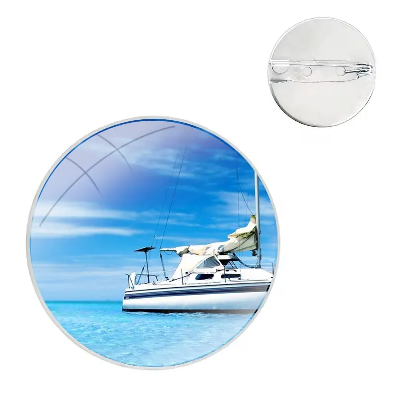 Pin Icons Brooch Jewelry Accessories Maldives travel yacht