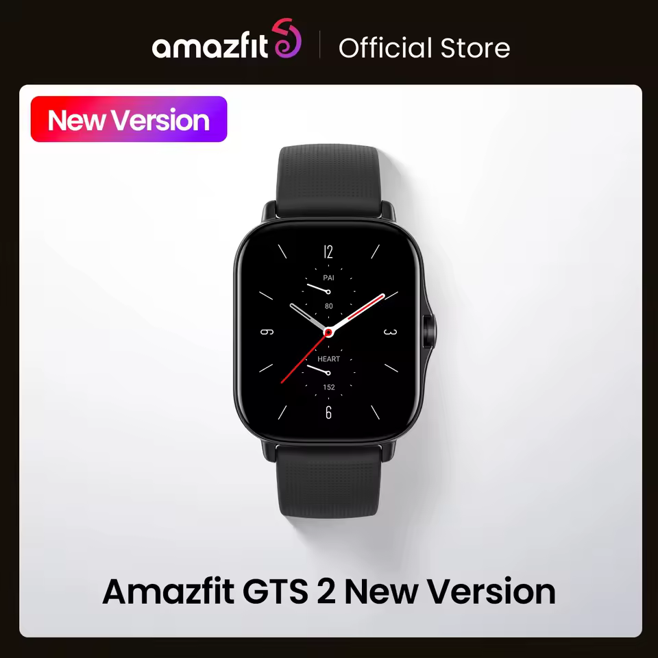 TOP 12 SMARTWATCHES COM ESTOQUE NO BRASIL EM 2025 – SUPER PROMOÇÃO! Amazfit GTS 2 Smartwatch Full-Round