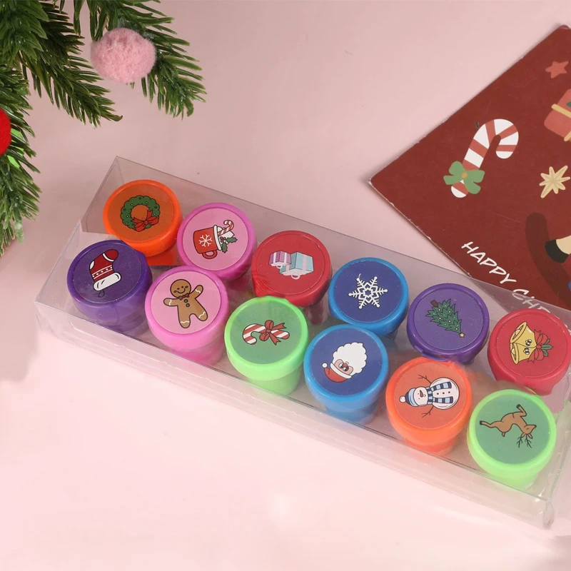 child birthday games goodies party favours kids birthday children\'s stamps Christmas Seal craft supplies  stamp  halloween YZ004