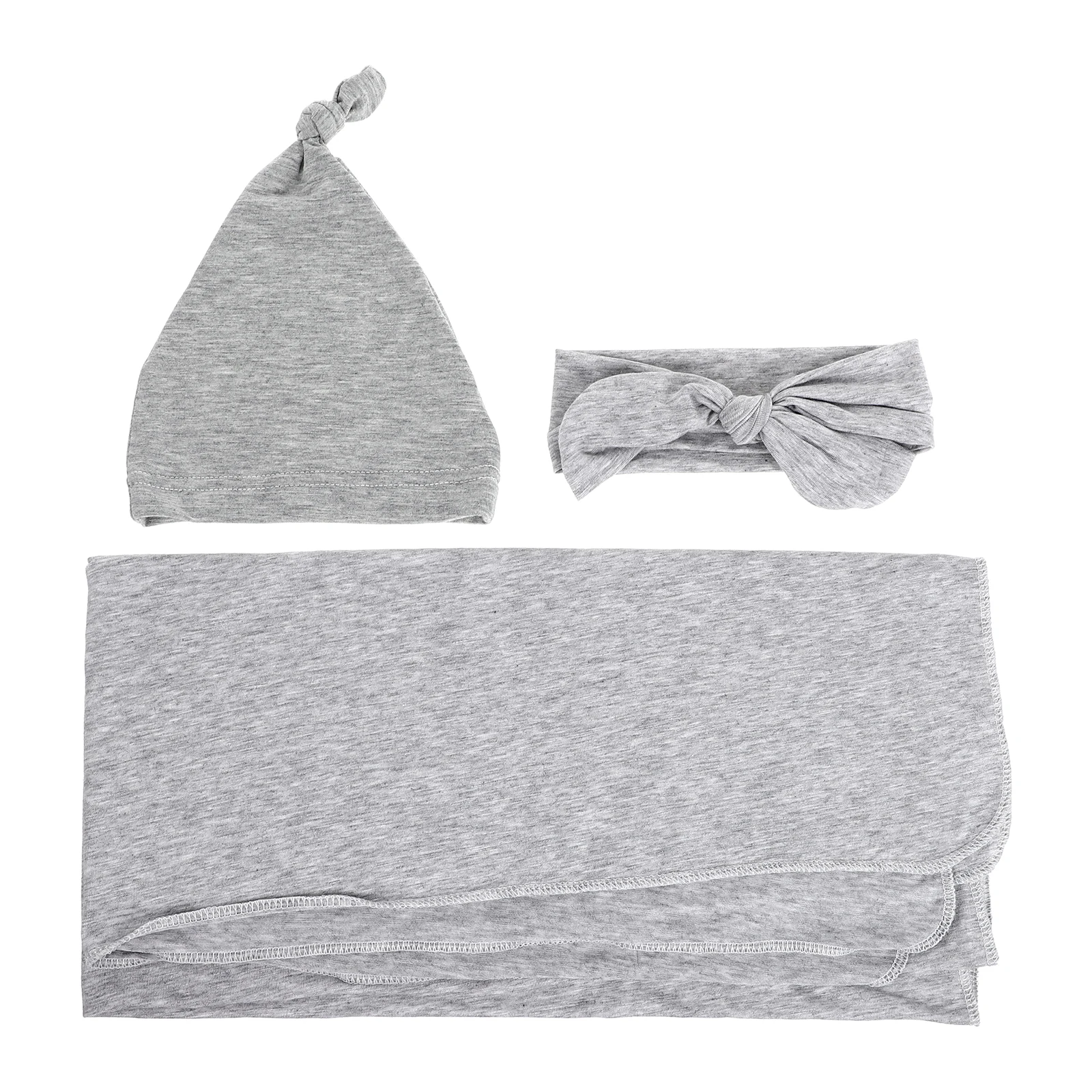 

1 set 1 Set Baby Hat Gloves Socks Set Newborn Cotton Swaddle Blanket Headband For Baby Girl Boy Warm Winter Wear Comfortable