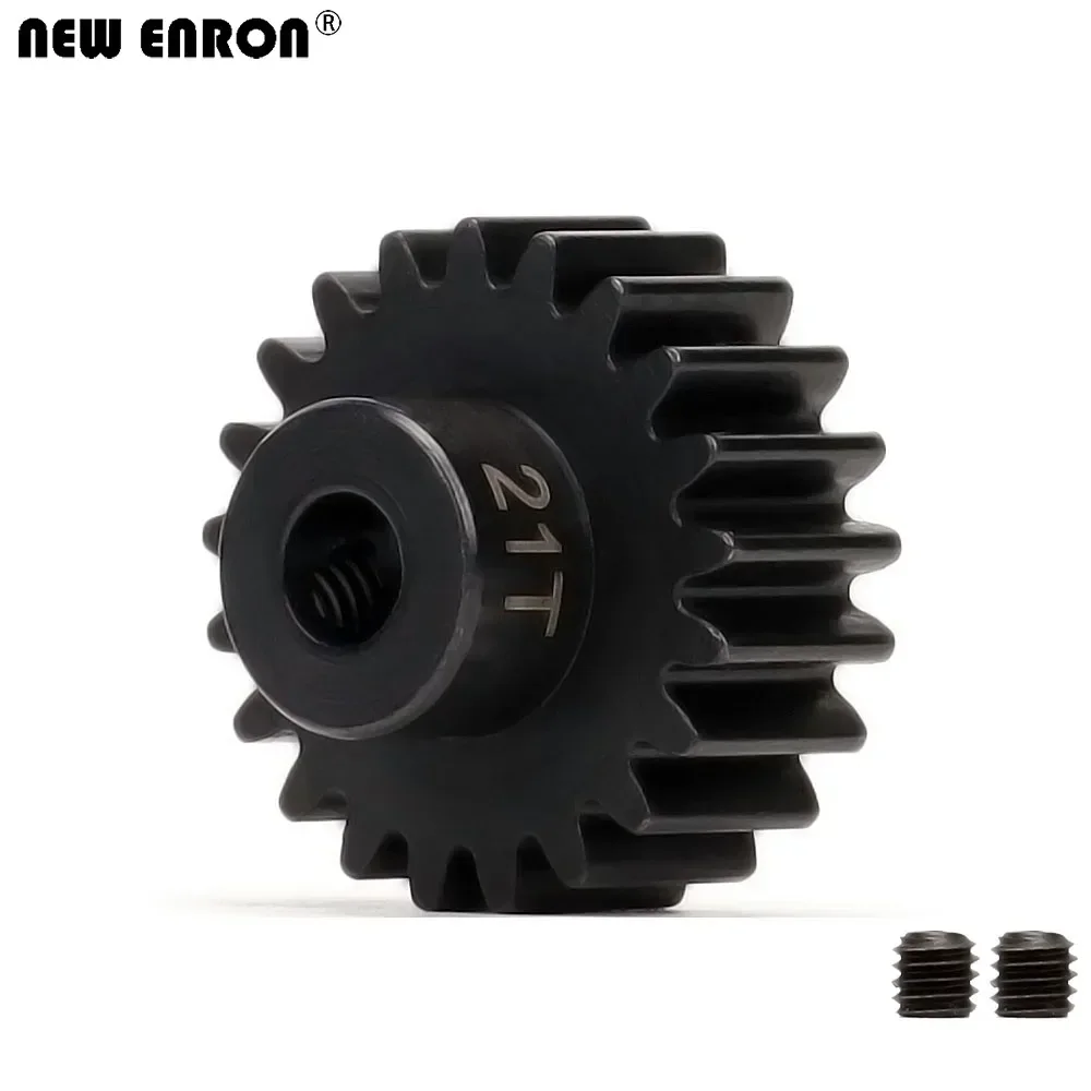 NEW ENRON Harden Steel 21Teeth M1 5MM Motor Pinion Gear ARA310968 for RC ARRMA 1/5 1/7 1/8 6S Kraton Typhon Outcast Ntotrious