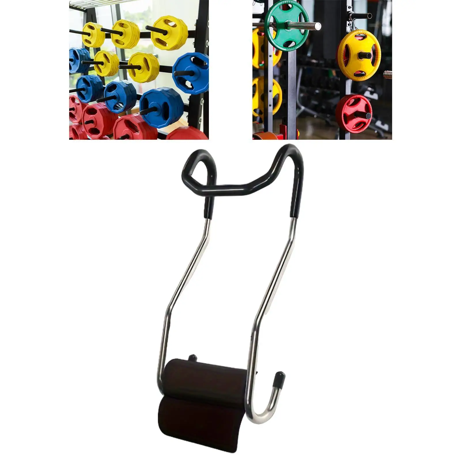 Dumbbell Spotter Hook Sturdy Dumbbell Hook for Home Gym Fitness Bodybuilding