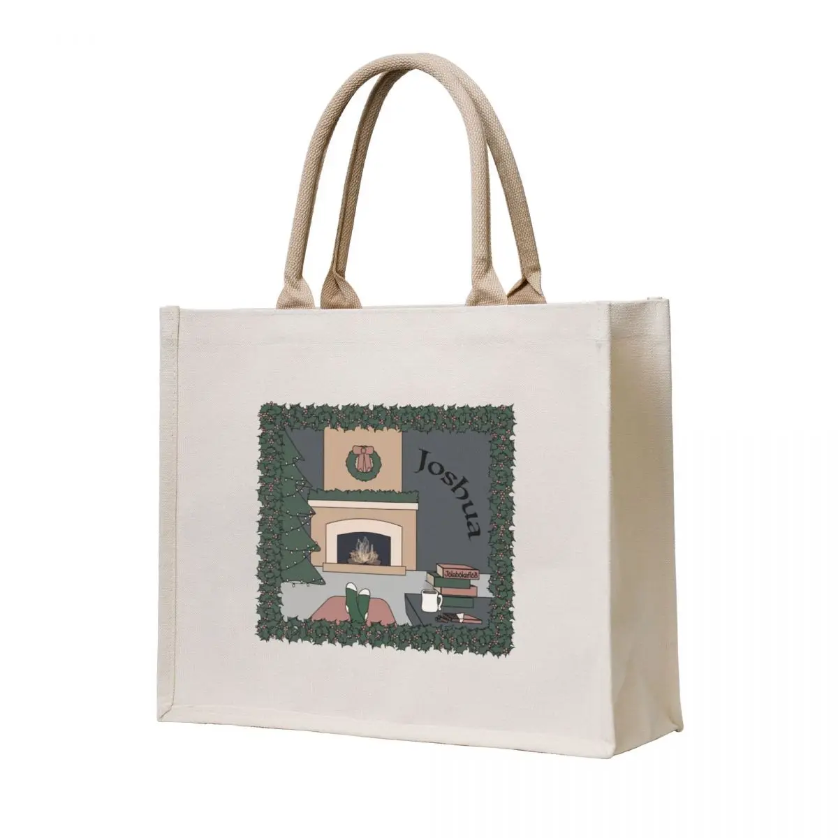 

Jólabókaflóe - Joshua Tote Bag tote bags cloth bags Big bag shopping bag logo