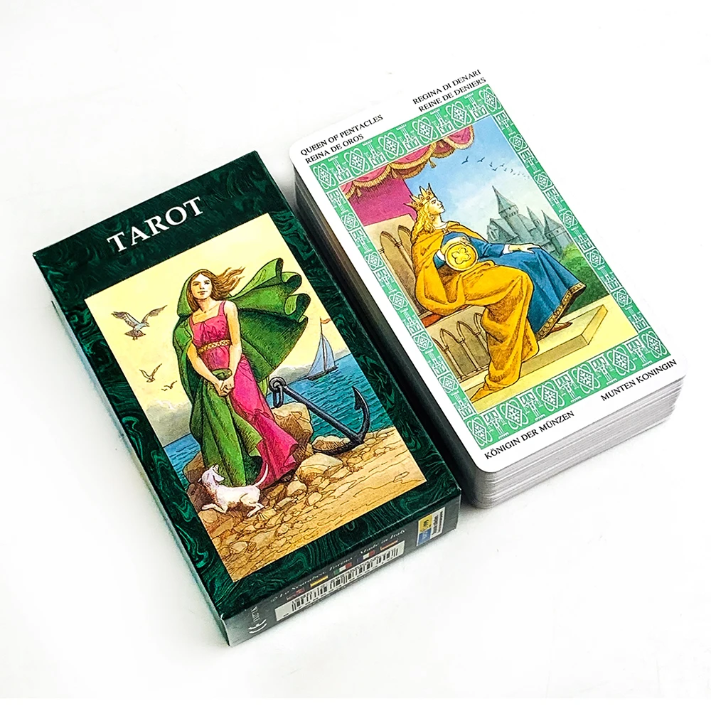 

New Tarot Deck English Version Prediction Divination Board Playing Games Party Entertainment Game Cards, New Year Gifts