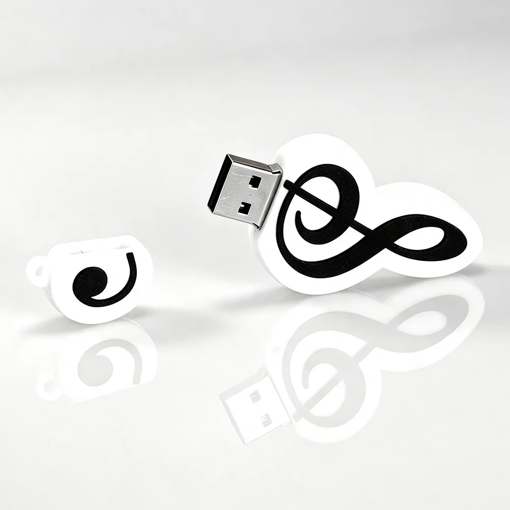 Musiknoten-Cartoon 64GB Klavier-Speicherstick 32GB Hochgeschwindigkeits-USB-Stick Kreatives Geschenk USB2.0 8GB 4GB 128GB Pendrive Geschenk