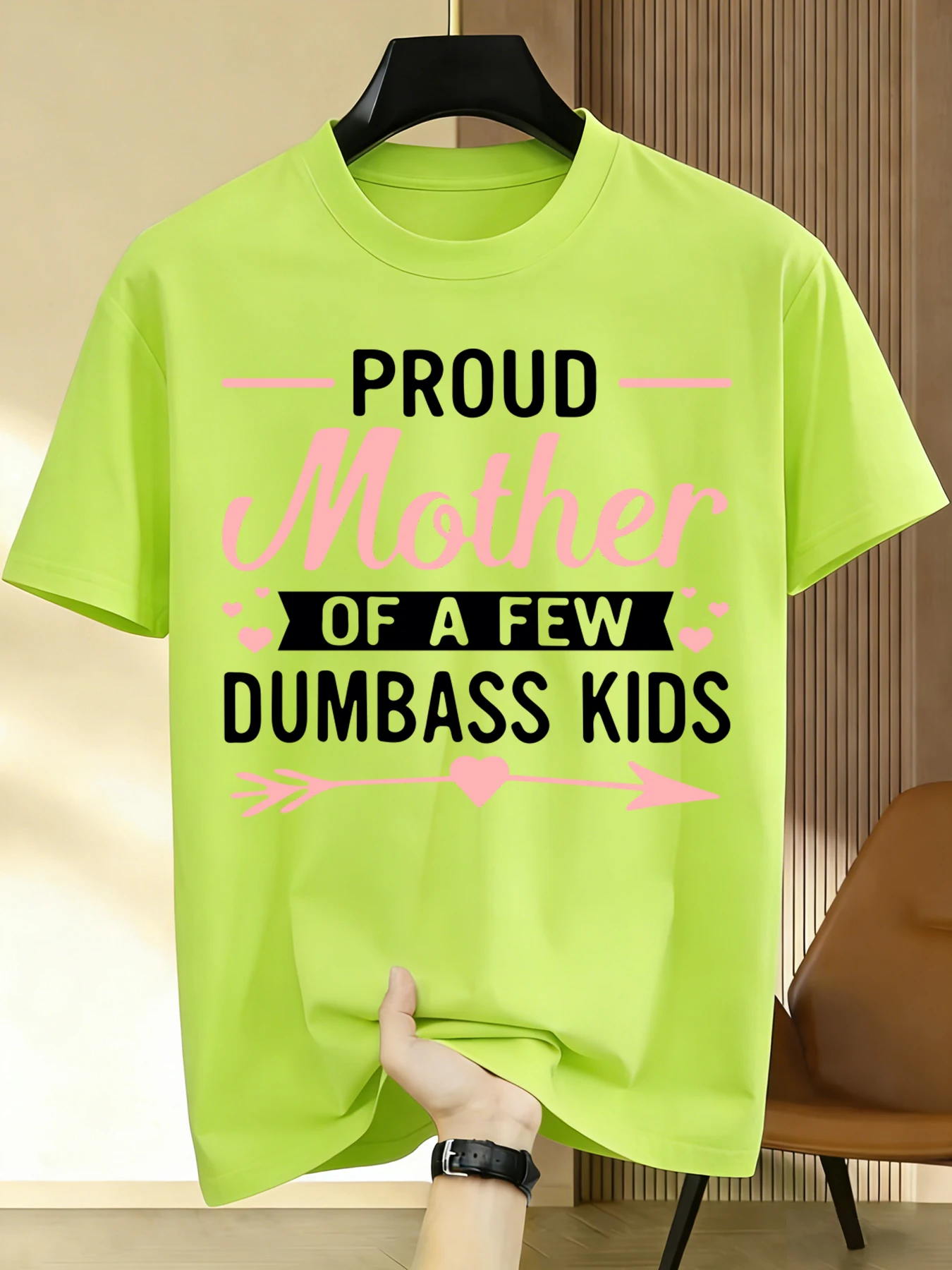 Proud Mother Of A Few Dumbass Kids Men T-Shirts Hip Hop Trendy Short Sleeve All-Match Cotton Soft T Shirt Summer Loose Clothes