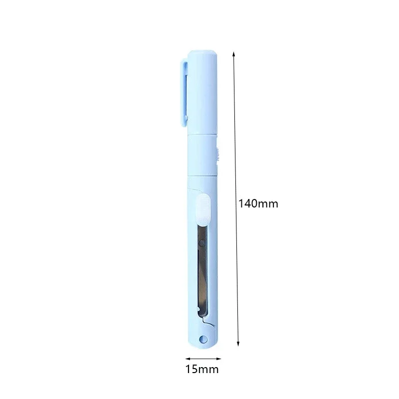 Imagem -02 - Tesoura Bonito dos Desenhos Animados com Artesanato Dobrável Faca de Cerâmica Tesoura Segura para Estudantes 1pc