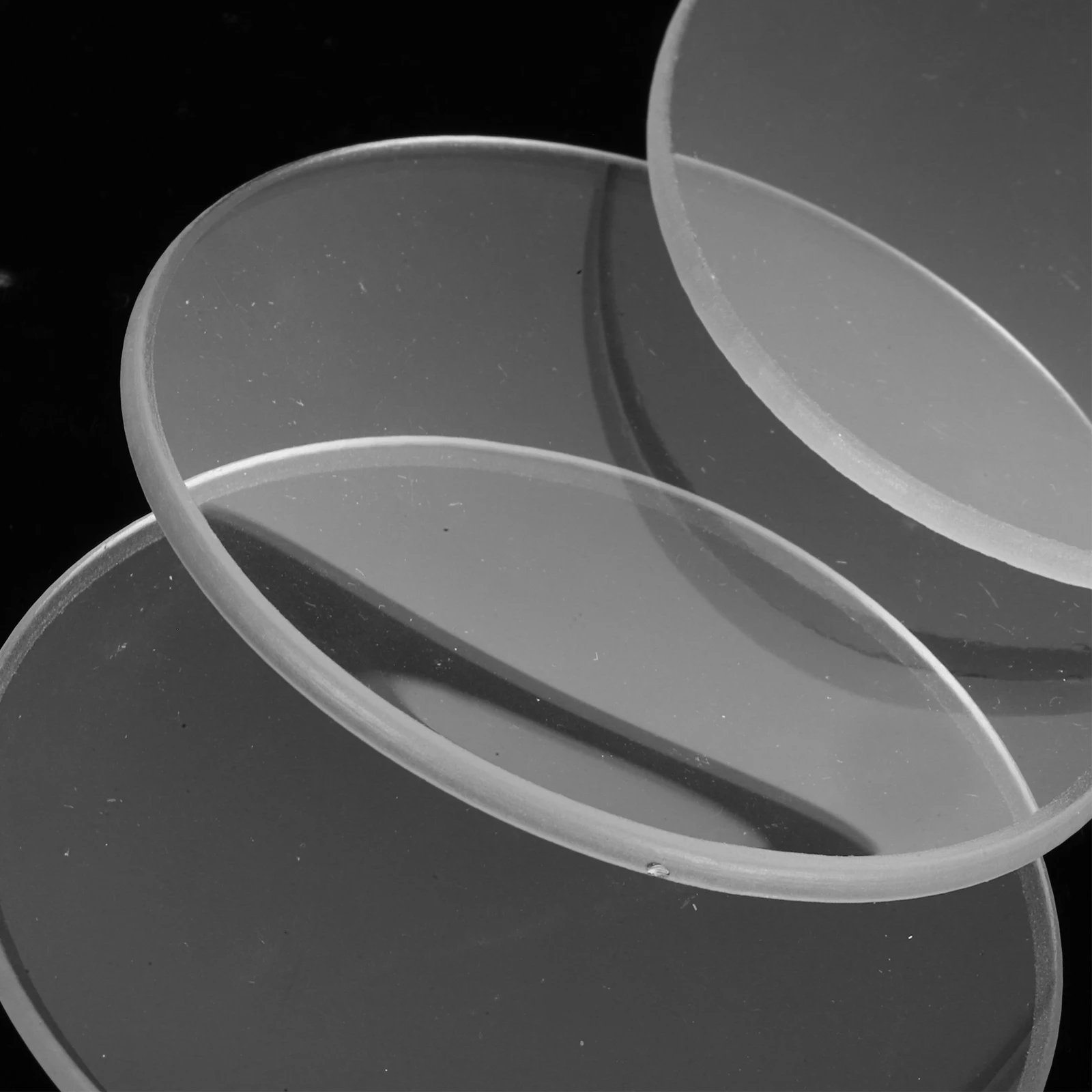 

10 Pcs Laboratory Glass Beakers Cover Chemical Experiment Clock Replacement Clear Watch Glasses