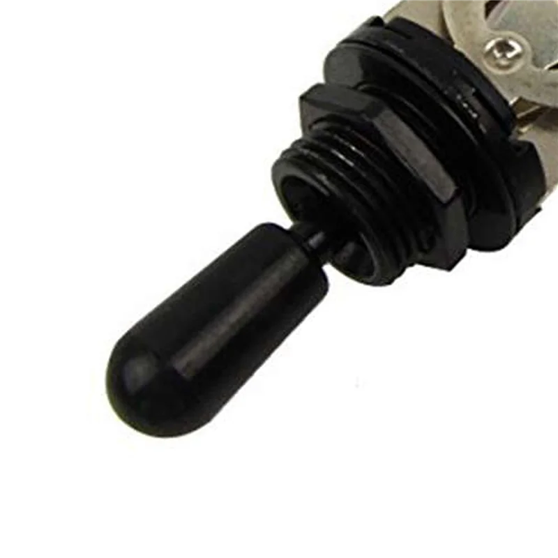 

Dropship-Metric 3 Way Short Straight Guitar Toggle Switch Pickup Selector Silver & Black(Pack Of 8)