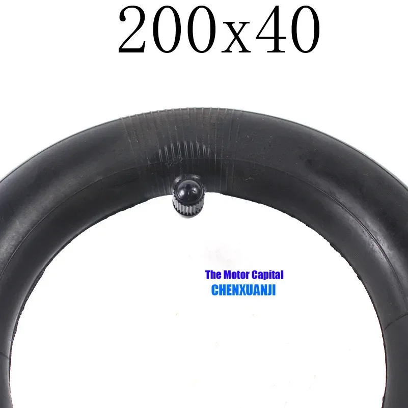 Good Reputation Rubber Tire and Wheel Hub 200X40 with A Bent Angle Valve Stem Electric Bicycle Tyre  Scooter Motorcycle