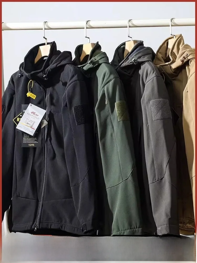 

Уличное мужское ветрозащитное водонепроницаемое мягкое пальто с капюшоном Cosite Fce Jaet на подкладке, молодежное модное осенне-зимнее пальто