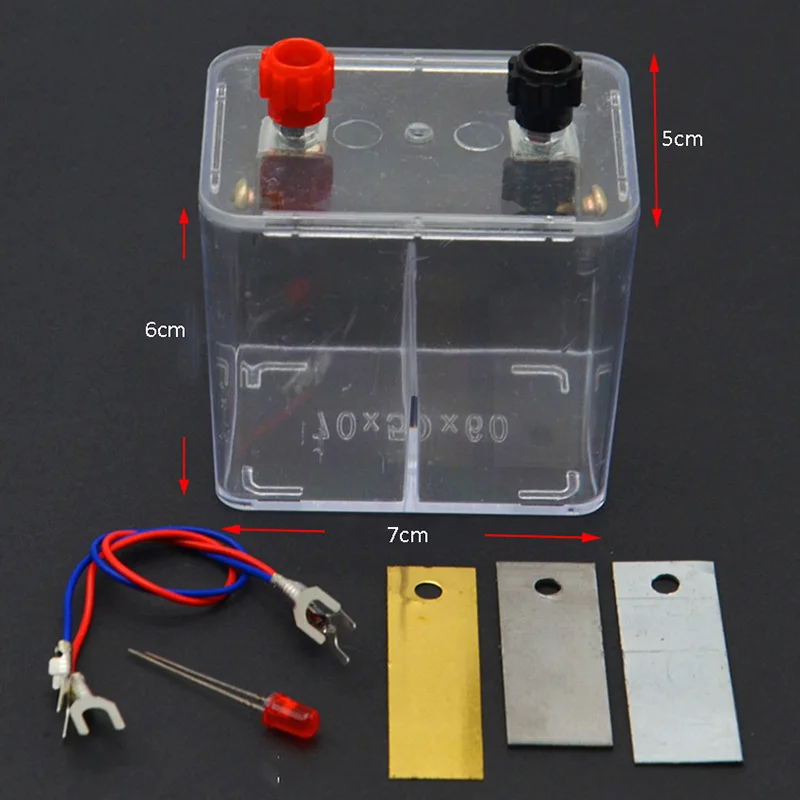 Primary Battery Tester Chemical Experiment Teaching Demonstration DIY Principle of Galvanic Cell Box Teaching Instrument