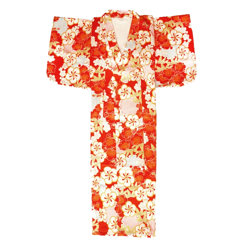 

Women's Japanese Traditional Kimono Vintage Style Stage Performing Dress Cosplay Costume Classic Yukata Bathrobe