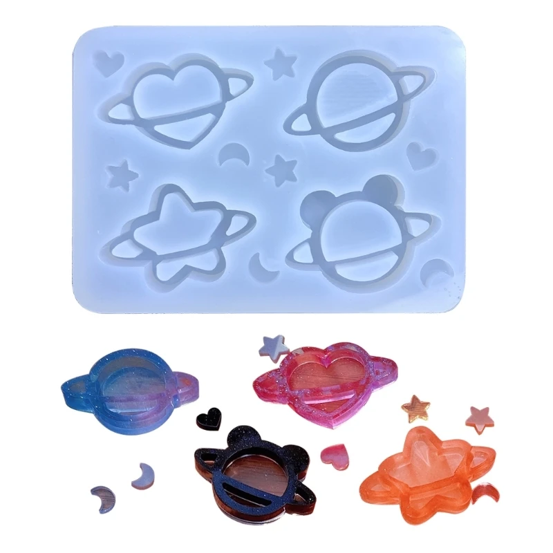 

DIY 3D Planet Pattern Pendant Silicone Mold Epoxy Resin Mold for Making Crafts 97QE