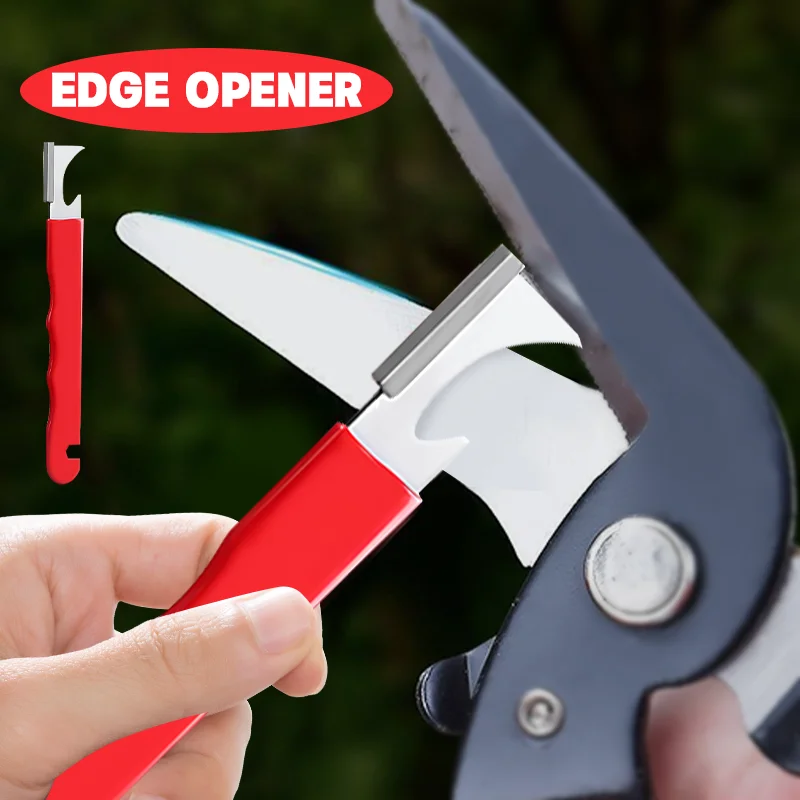 

Professional Kitchen Knife Sharpener Tungsten and Diamond Ceramic Sharpening Stone for All Blades Garden Scissors Bottle Opener