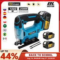 Gisam 26mm Electric Jigsaw Portable Cordless Saw Multi-Function Wood Cutting Woodworking Machines For Makita 18V Battery pin