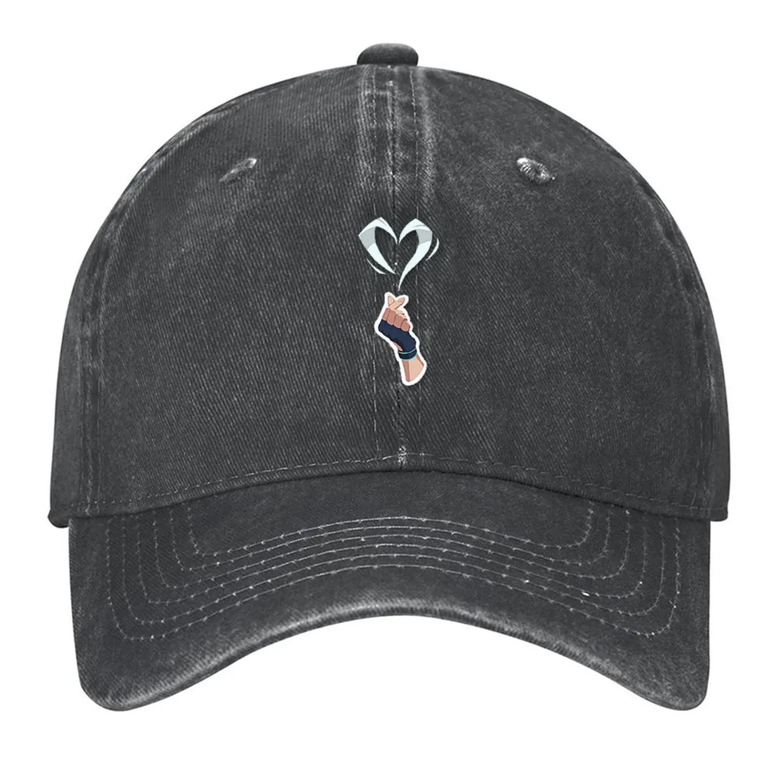 

<3 Spray Baseball Cap Streetwear Ball Cap Hip Hop Visor Boy Women's