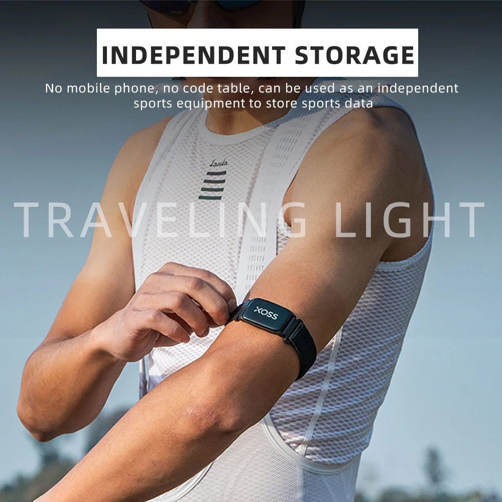 XOSS IPX8 Beat Band Pro Heart Rate Monitor Armband Wrist Belt ANT+ BBP Swim Run Train Arm Fitness Sensor For GPS Bike Computer