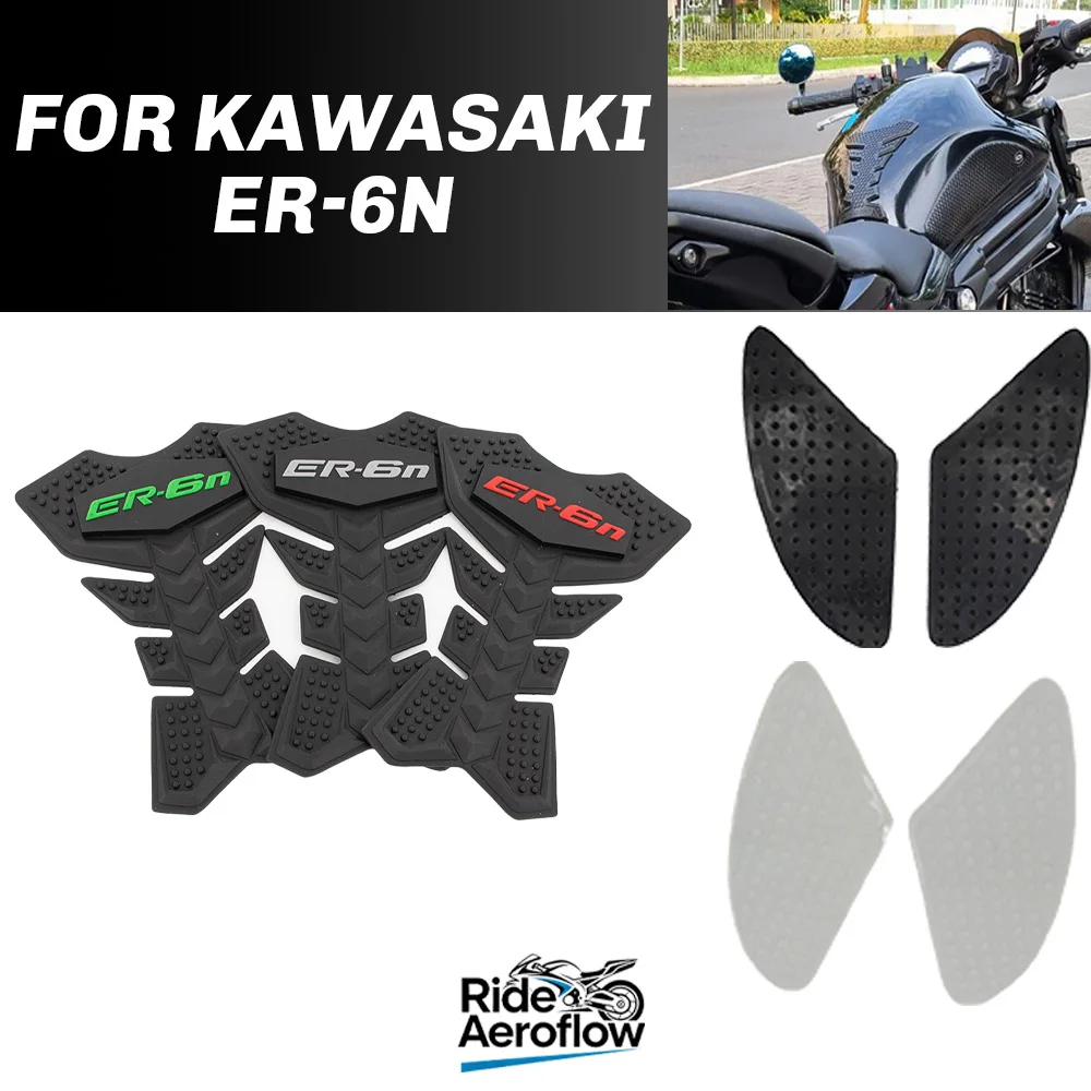 

Suitable for Kawasaki ZX6R ZX 6R ZX-6R Motorcycle Rubber Anti-Slip Sticker Tank Pad Protective Side Sticker Decorative Stick