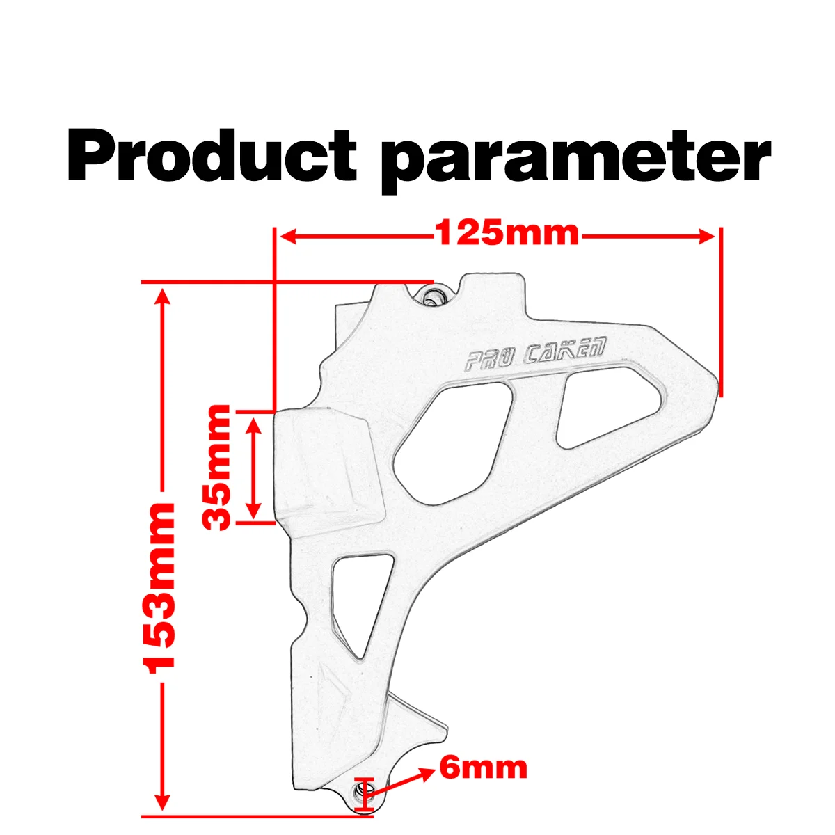 For ZONGSHEN Motorcycle Accessories ZS172mm CB250-F ZS174mm CBS300 KAYO Engine Small Sprocket Gear Protective Cover Modification