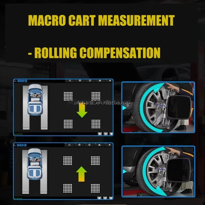 Wmwmnu for Four-wheel Alignment Tire Changer 3D Wheel Alignment Balance Lift 250W LED Display