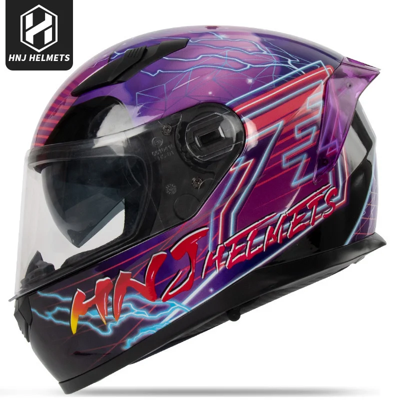 

2022 Professional HNJ summer motorcycle helmet Full Face Motocross Scooter Casque Hors Route Moto Casco Integral