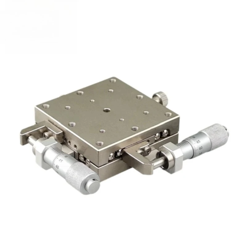 High Precision Stainless Steel Manual Displacement Stage XYSSG40/60/80/100 for Lab Industrial