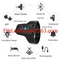 Checkme O2 Max Bluetooth Heart Rate  Pulse Oximeter Sleep ing Device