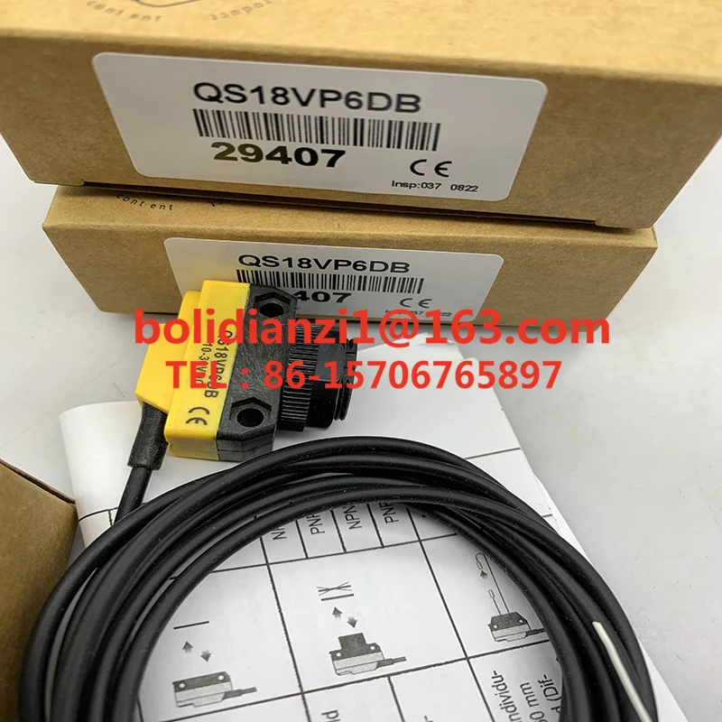 

QS18VP6DB QS18VN6DB QS18VN6LV QS18VP6LV QS18VN6LN Новый фотоэлектрический датчик переключателя