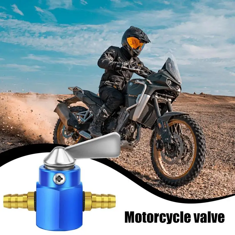 For Refer To Description Petrol Valve Tap Motorcycle Accessories Aluminum Alloy Valve Generator Petcock Valve Button Control