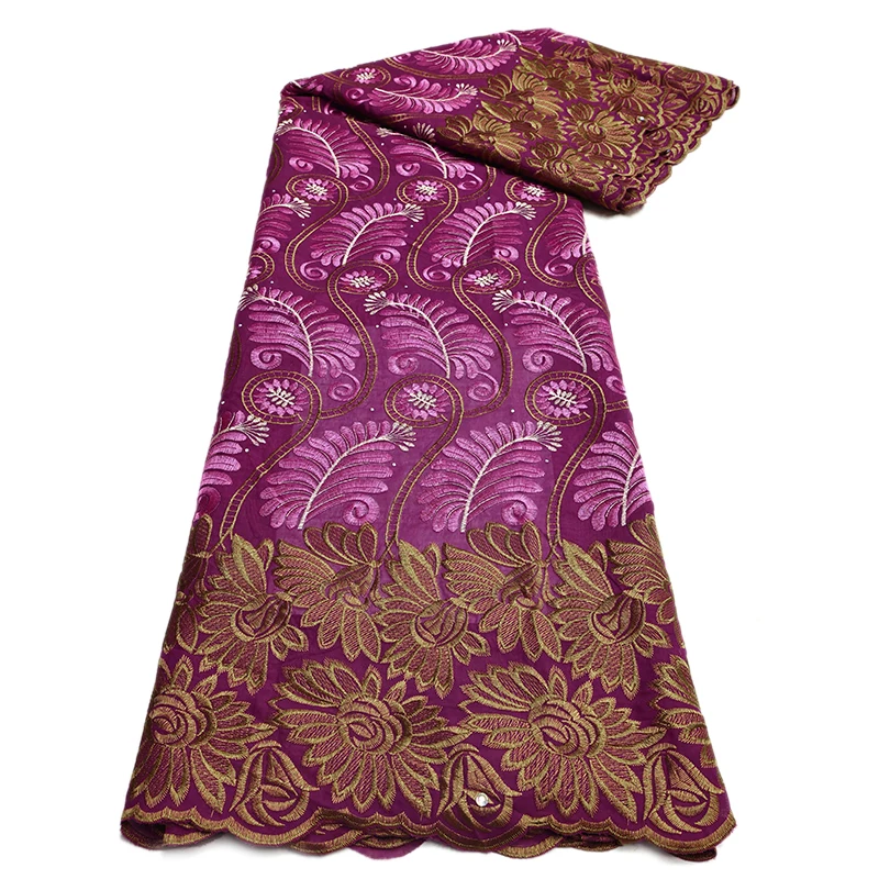 최신 프랑스 고품질 면 레이스 원단 다마스크 기퓌르 면 스위스 보일 레이스 파티 웨딩 드레스 여성용 5야드