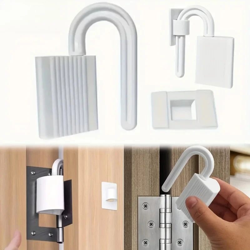 

2Pcs Anti-Pinch Door Gap Stopper, Suitable for Bedroom Door Bathroom Door, Prevents Finger Pinching Door Blocker