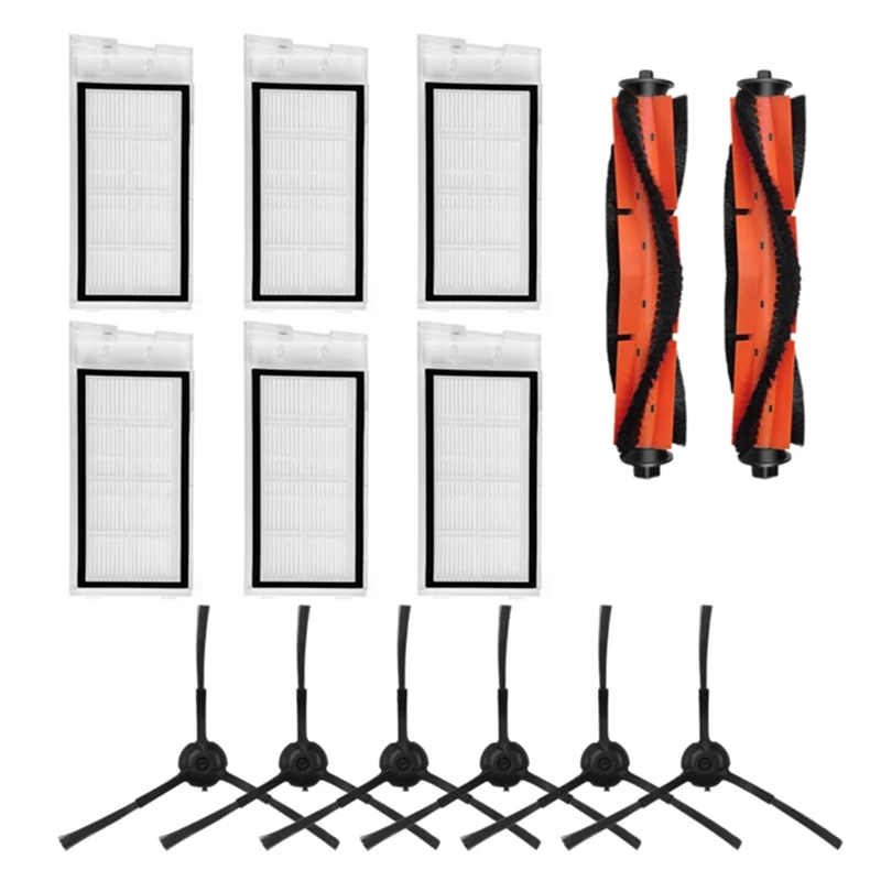 Для робота-пылесоса Roidmi EVE Plus, основная щетка, HEPA-фильтр, аксессуары для боковой щетки