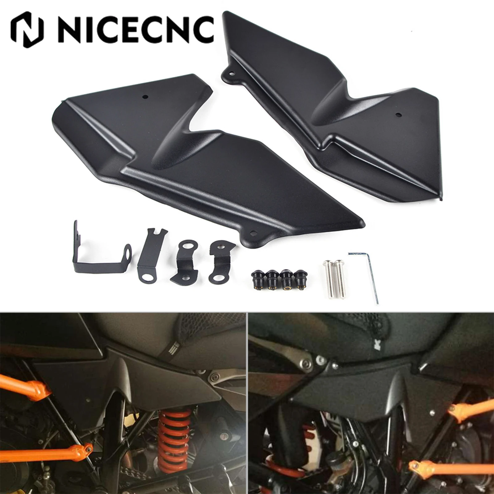 

For KTM 1050 1190 1290 Super Adventure R S T 2015-2016 Radiator Side Cover Fairing Panel Guard Protector 1050 1190 1290 ADV