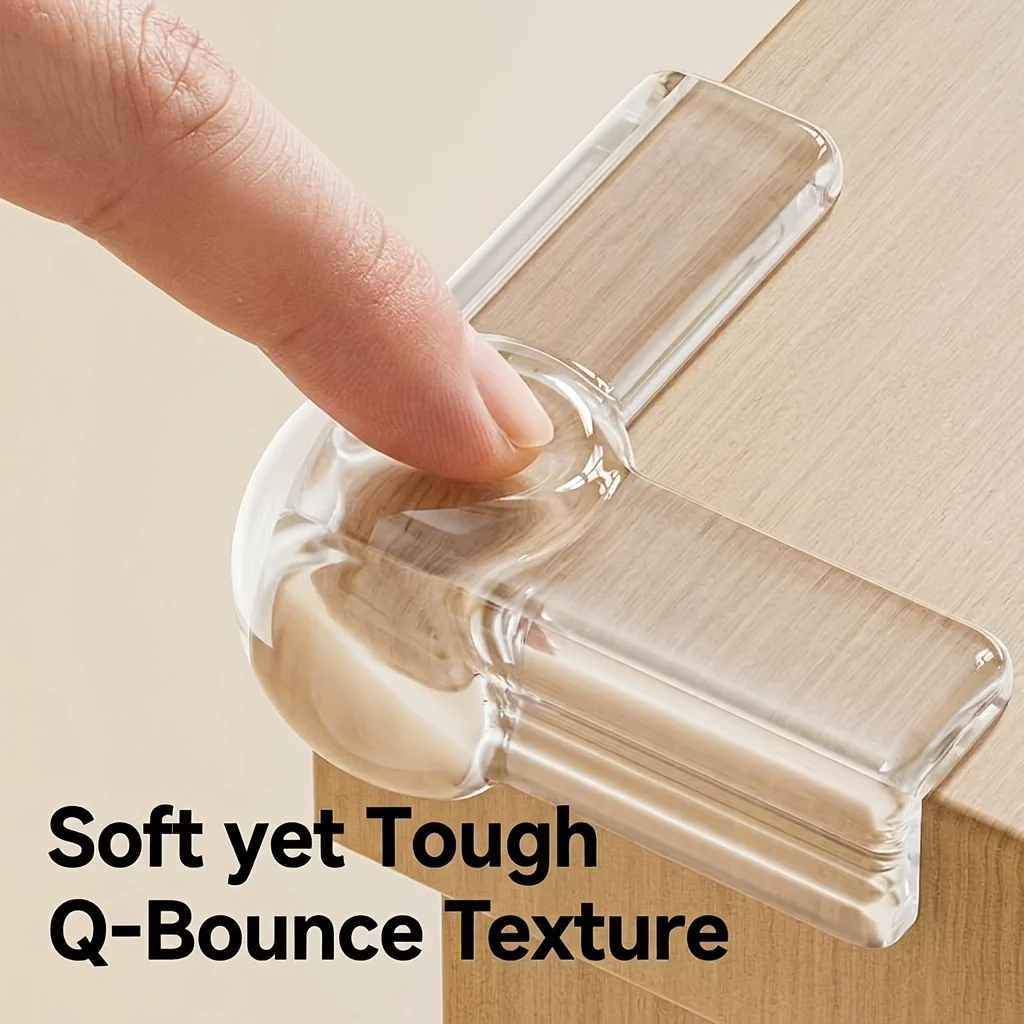 4pcs Transparent Air Cushion Anti-Collision Corner Set - Home Safety Protective Corners, Soft and Thickened Anti-Bump Covers