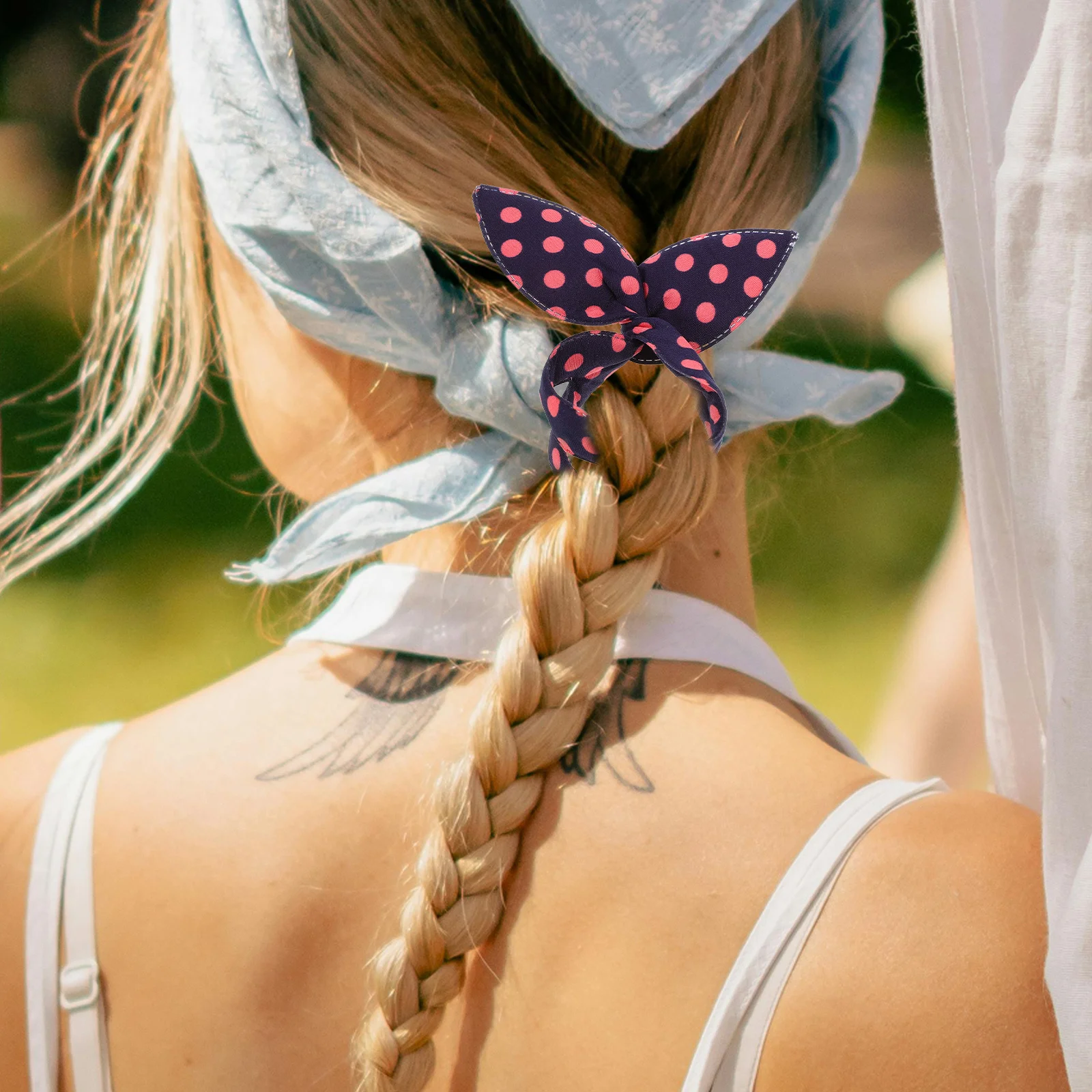 

Rabbit Ears Donut Bun Maker Styling Tool for Women Girls Elegant Hair Accessory for Daily Life Events Donut