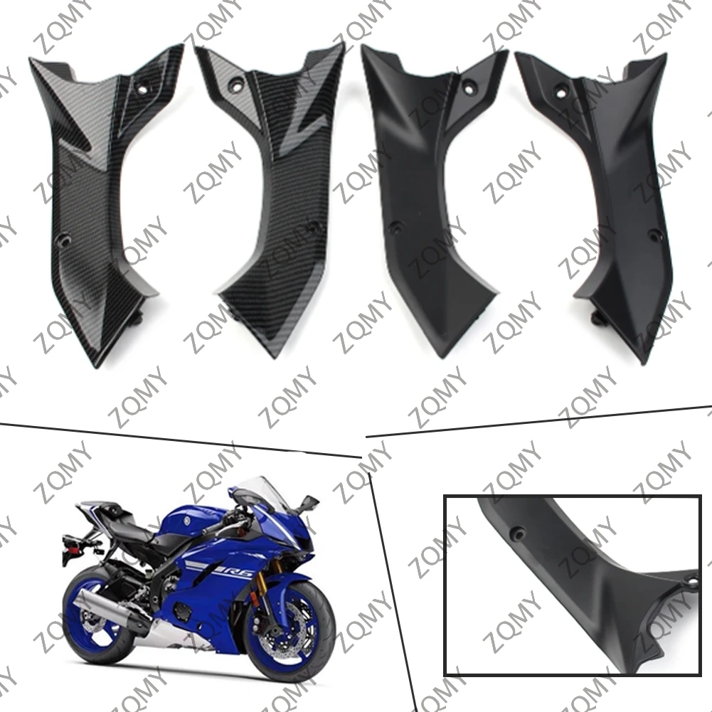 

YZF R6 2017-2020 Motorcycle ABS Side Air Duct Cover Fairing Insert Part For Yamaha YZF-R6 2017 2018 2019 2020 2Pcs/Pair