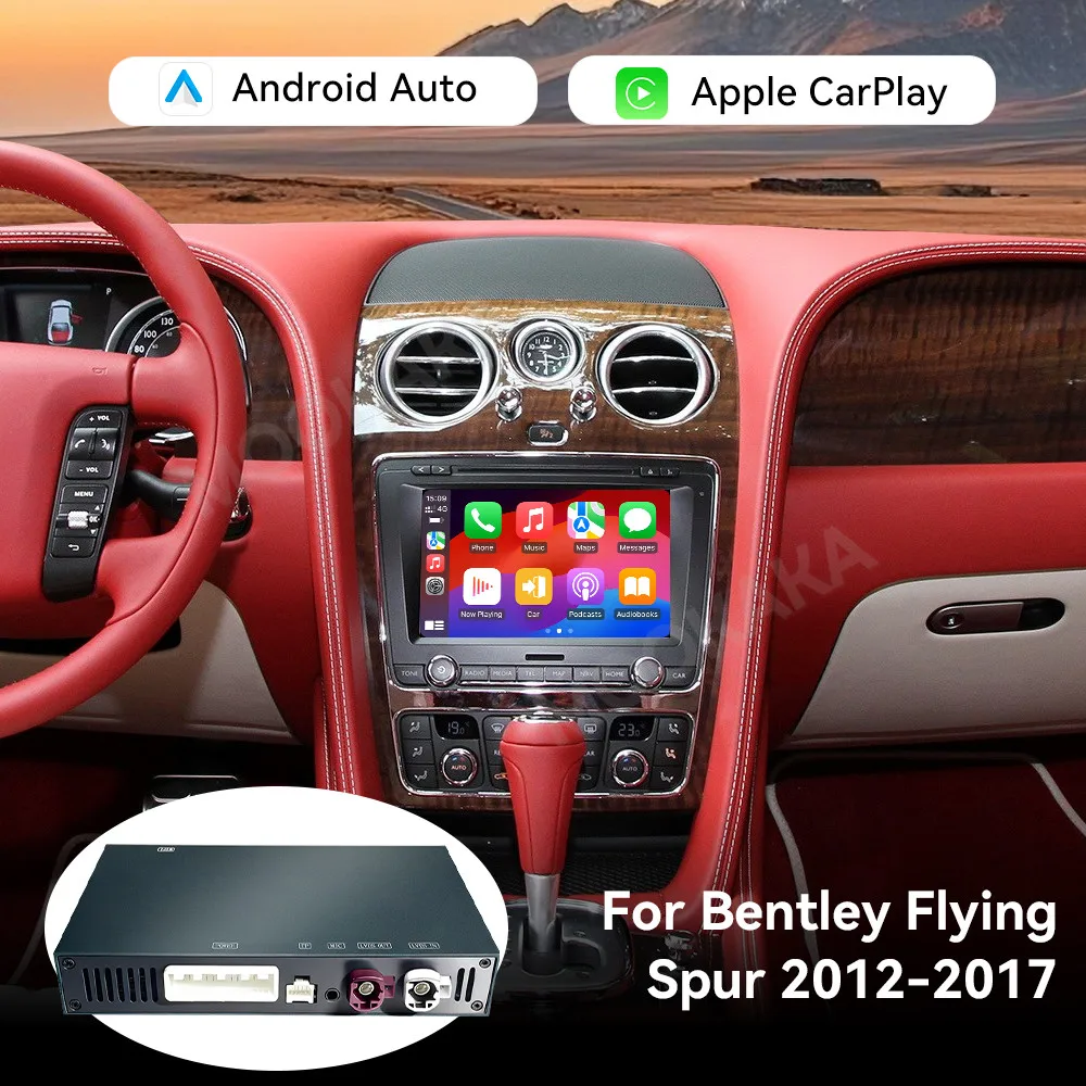Original Car Upgrade Carplay For Bentley Flying Spur 2012~2017 Module Car Accessories Android Auto Airplay Mirror Link