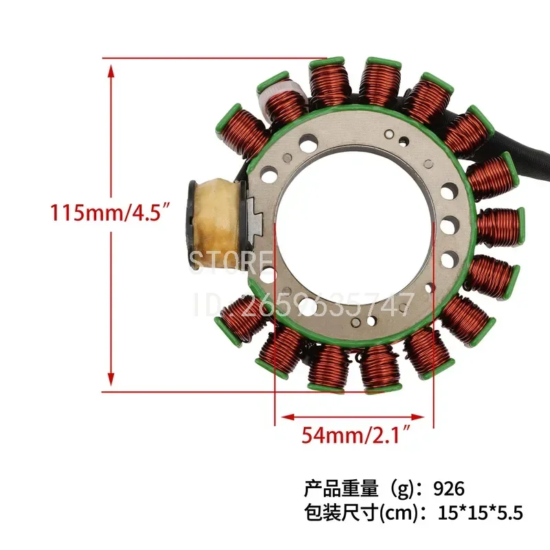 ATV Magneto Ignition Stator Coil Replacement Fit ATV 600 YFM600 595cc OE 5GT-85510 Four Wheeler Engine Repair Spare Accessories
