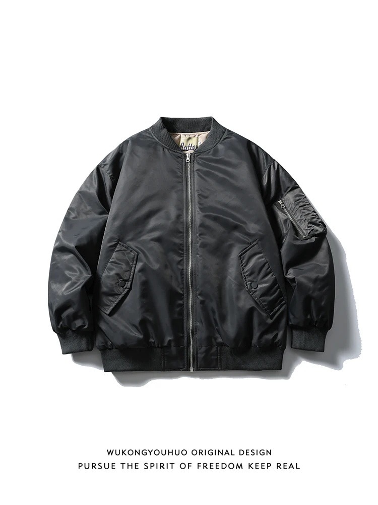 

Warmth And Sle: Retro Winter Pilot Baseball Jaet Loose ex Cotton Coat Youthful Trendy Brand New Arrival for Teens