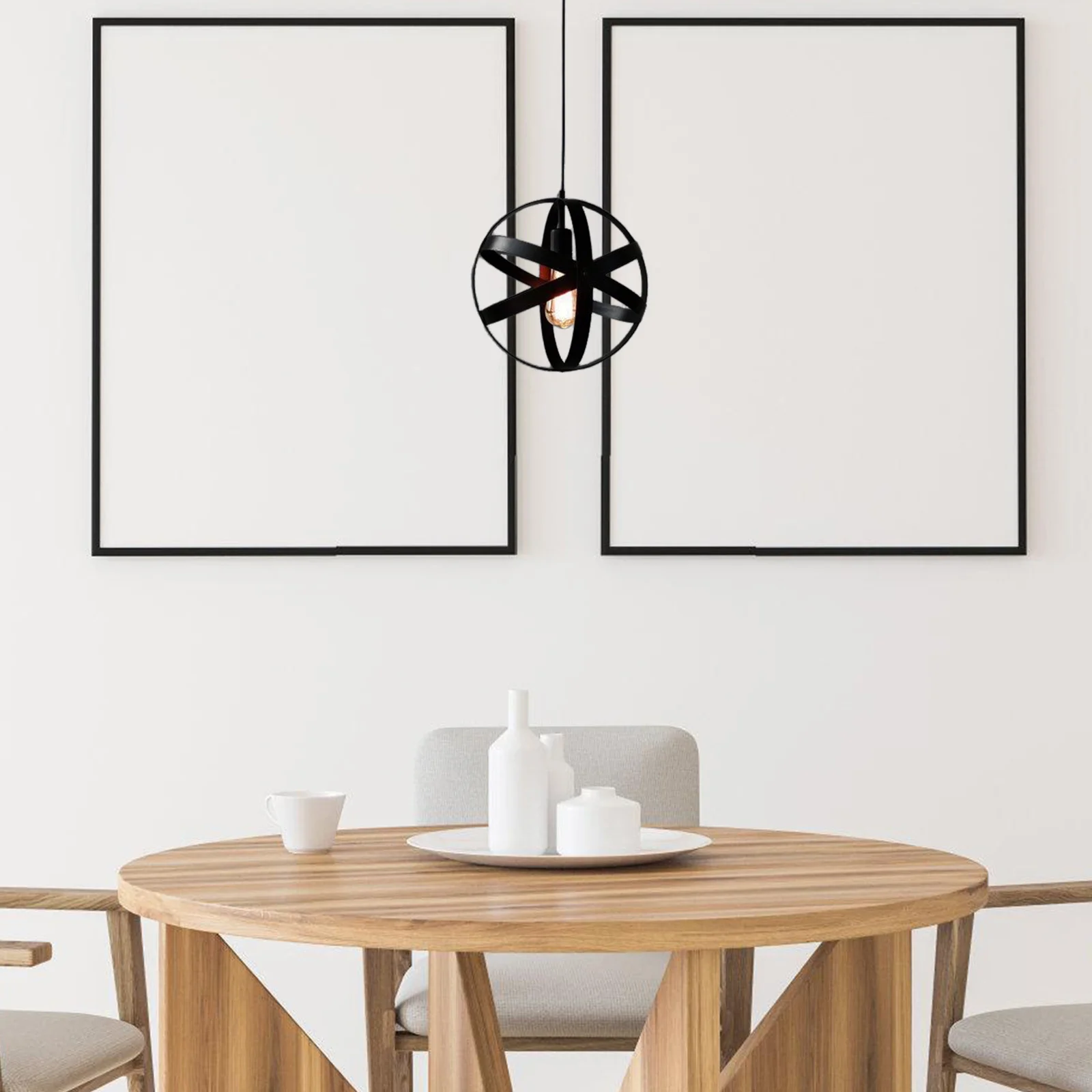 

Vintage Pendant Lamp Shade Retro Metal Light Cage Bulb Guard For Bar Cafe Home Decor Industrial Iron Wire Lampshade Modern