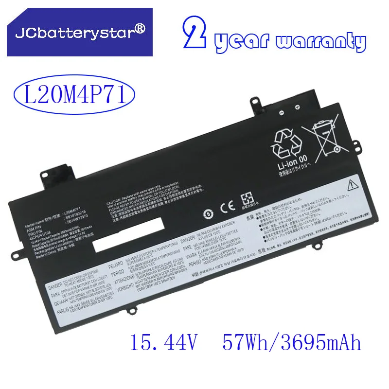 JC high quality L20C4P71 Laptop Battery For Lenovo ThinkPad X1 Carbon Gen 9 10 X1 Yoga 6th 7th Gen 6 7 Series L20D4P71 L20L4P71