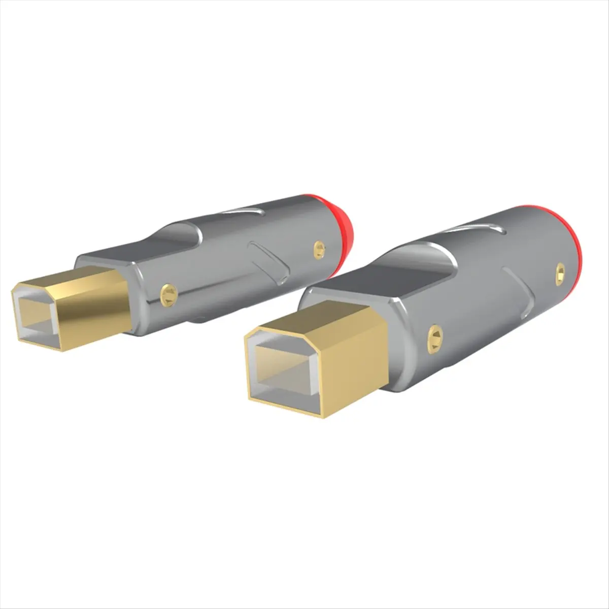 HiFi Audio 24K Gold Plated USB Data Cable DIY Type A Type B USB A USB B USB 2.0 Connector Jack Tail Port Sockect