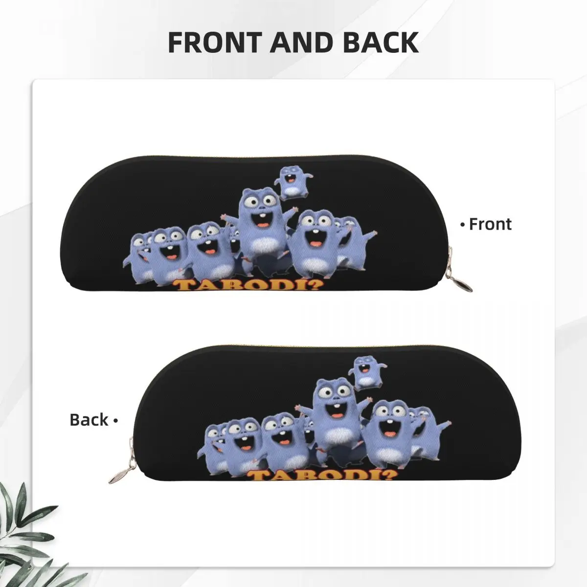 Grizzy e os lemmings tabodi lápis caso caneta titular armazenamento artigos de papelaria caixa de caneta saco de lápis para meninos meninas presentes