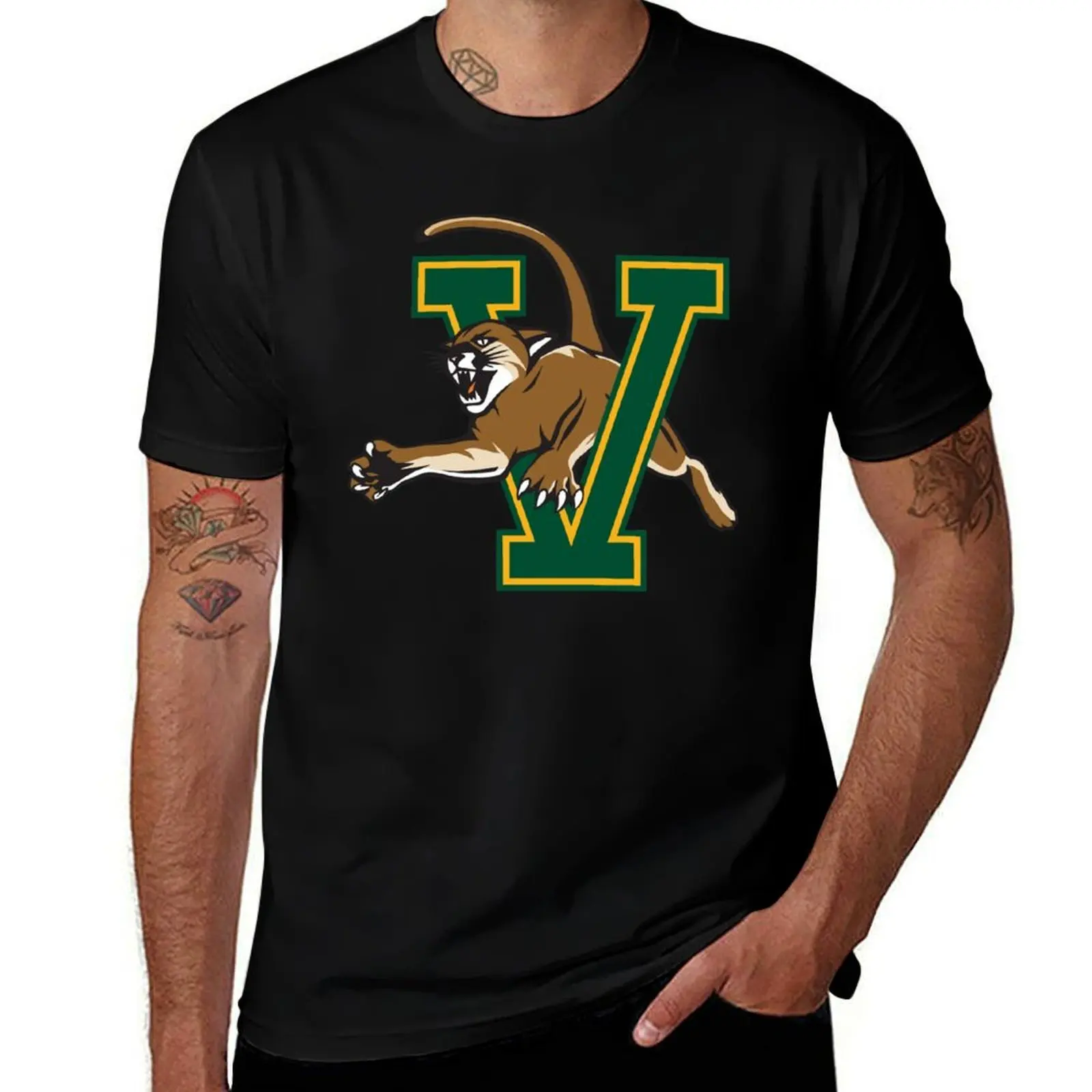 

Vermont Catamounts T-Shirt funny t shirts man t shirt for man 100 percent cotton man t shirts cotton T-Shirt