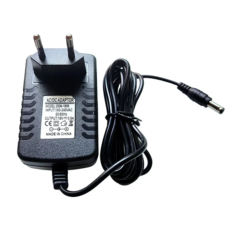2m 19V 0.6A 600mA Power Supply Adapter Vacuum Cleaner Charger for iLife X5 V5s V3 V5 Pro A4s A4 V50 A6 V55 V5s Pro Robot Vacuums