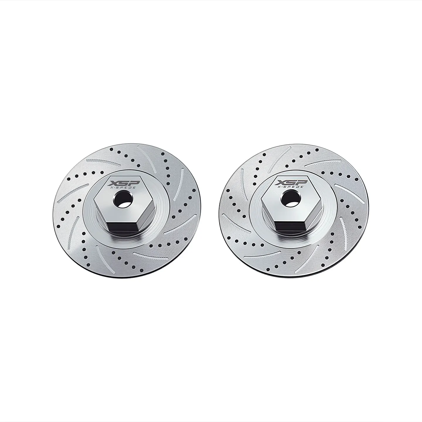 X-spede Kyosho 1/10 FazerD2AE86 aluminum alloy simulated brake discs + calipers - 1 pair