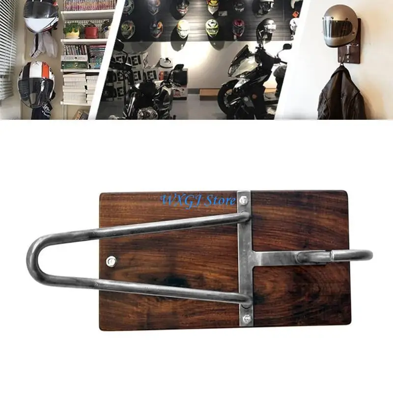 

37JE Wearproof Helmet Hook Wall Mounted Hanger Rack Crotchet for Jacket Coats Hats