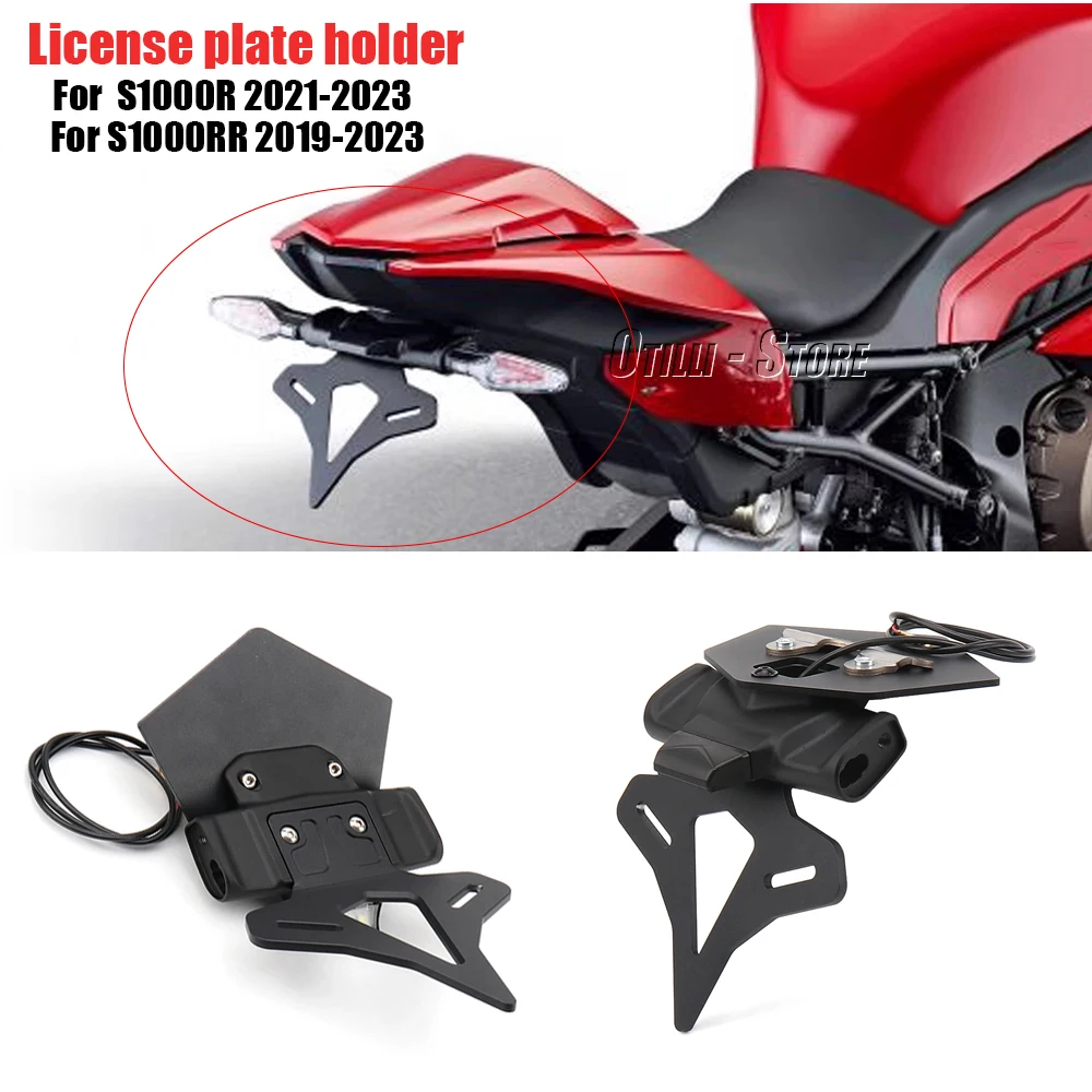 

FOR BMW S1000RR 2019-2022 S1000R/M1000RR 2021-2023 Motorcycle short Tail Mount License Plate Bracket Rear Bracket Accessories