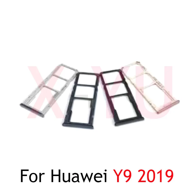 

For Huawei Y9 2018 2019 SIM Card Tray Holder Slot Adapter Replacement Repair Parts